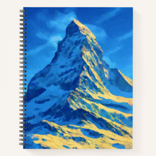 Vintag Matterhorn Notizbuch