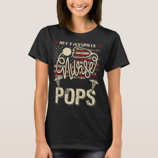 Vintag Mein Lieblings-Krankenschwester Pop America T-Shirt