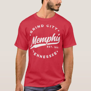 Vintag Memphis Tennessee Grind City Retro USA T-Shirt