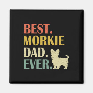Vintag Mens Best Morkie Dog Vater Ever Fathday Magnet