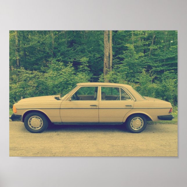 Vintag Mercedes Poster (Vorne)