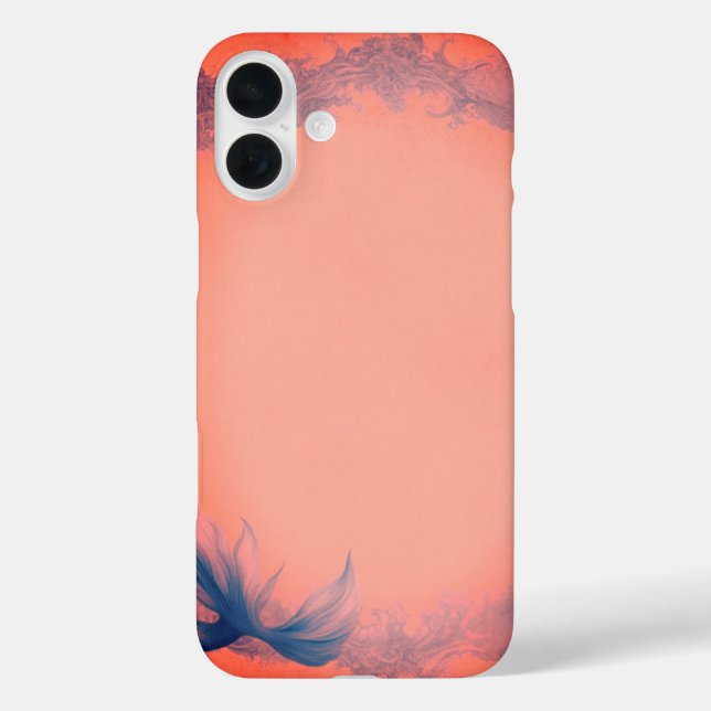 Vintag Mermaid iPhone 16 Plus Hülle (Rückseite)
