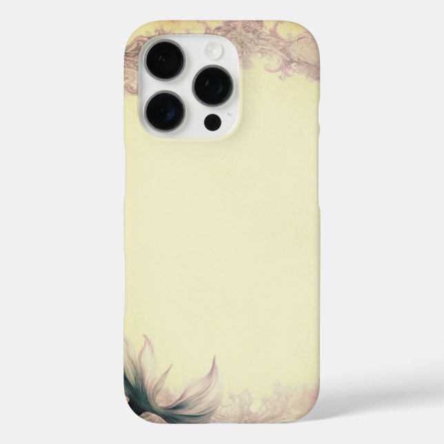Vintag Mermaid iPhone 16 Pro Hülle (Rückseite)
