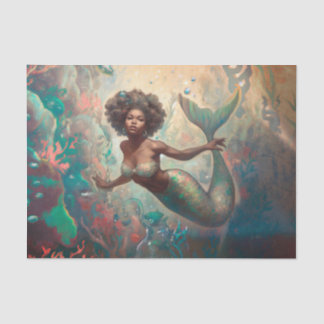 Vintag Mermaid Mermaids Decoupage Seidenpapier