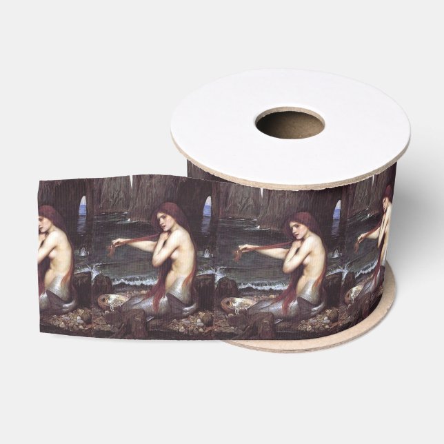 Vintag Mermaid Ribbon Ripsband (Spule)