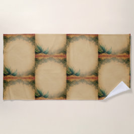 Vintag Mermaid Schwanz Strandtuch