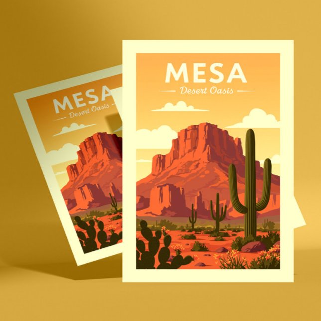 Vintag Mesa Arizona Postkarte (Von Creator hochgeladen)