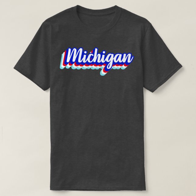 Vintag Michigan T-Shirt (Design vorne)