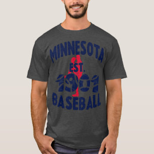Vintag Minnesota Baseball Est 1901 Baseball Pitch T-Shirt