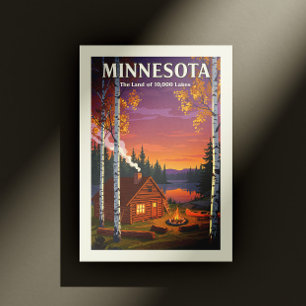 Vintag Minnesota Postkarte