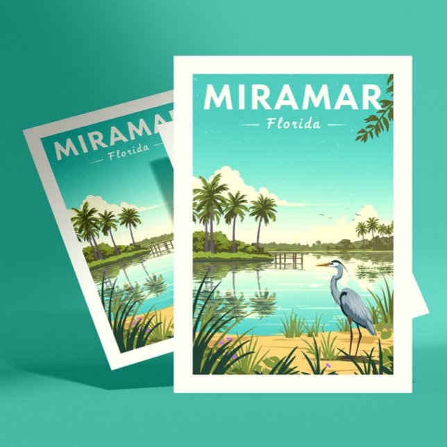 Vintag Miramar Florida Postkarte (Von Creator hochgeladen)