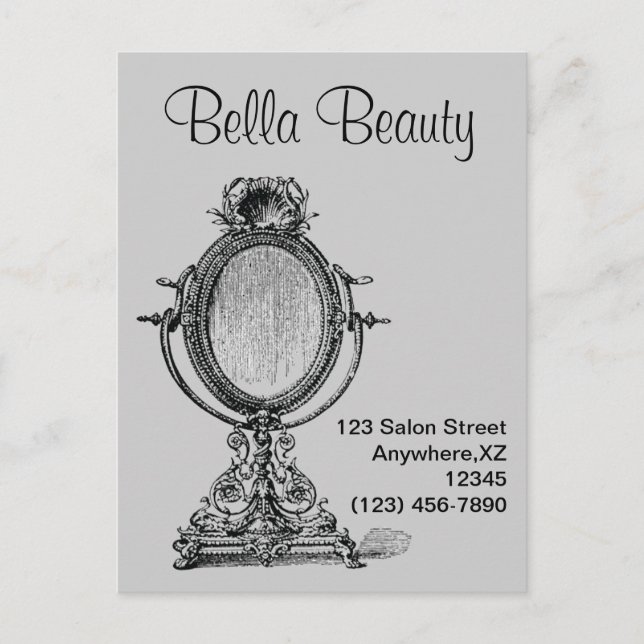 Vintag Mirror Postkarte (Vorderseite)