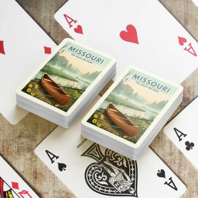 Vintag Missouri Spielkarten (Von Creator hochgeladen)