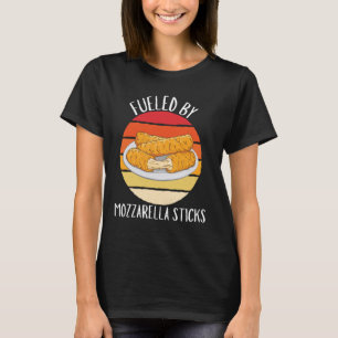 Vintag mit Mozzarella-Stangen-Lebensmittel versorg T-Shirt