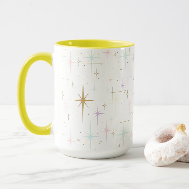 Vintag Mod Tasse (Mit Donut)