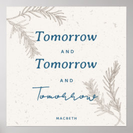 Vintag Modernes Minimalistisches Zitat Boho Elegan Poster