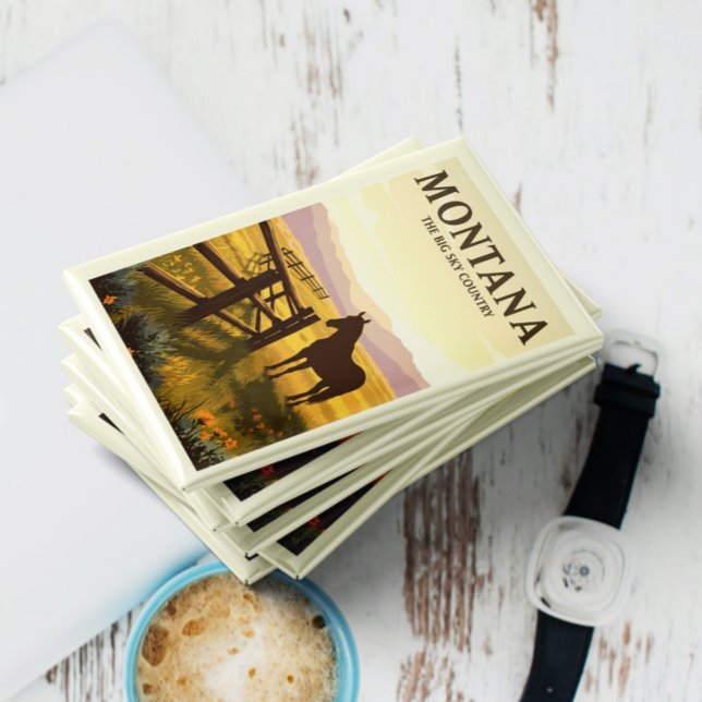 Vintag Montana Magnet (Von Creator hochgeladen)