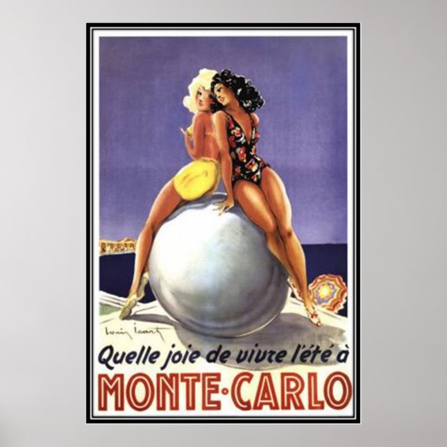 Vintag Monte-Carlo, Monaco - Poster (Vorne)