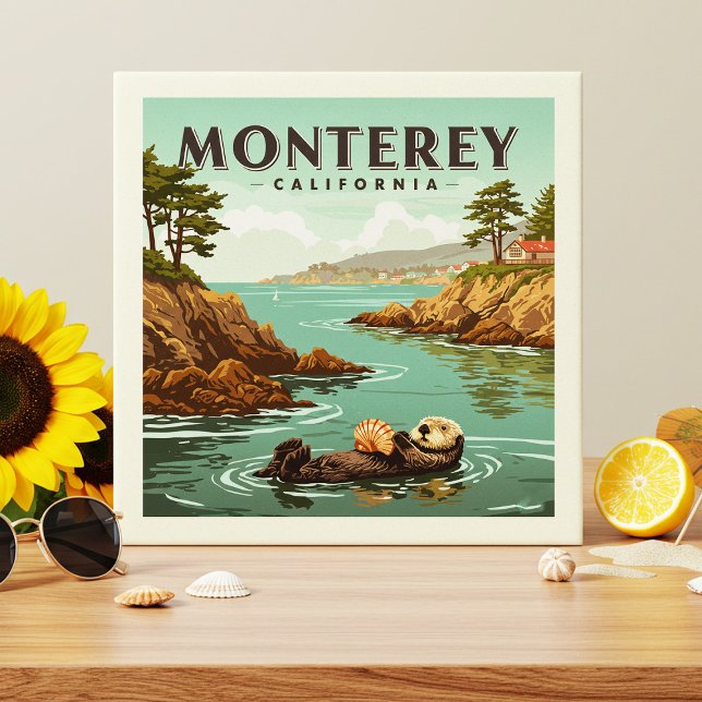 Vintag Monterey California Fliese (Von Creator hochgeladen)