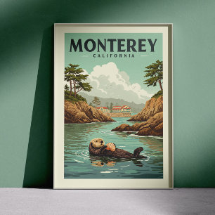 Vintag Monterey California Poster