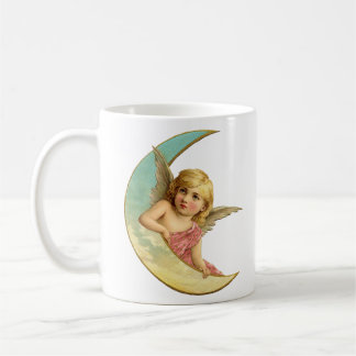 Vintag Moon Angel Kaffeetasse