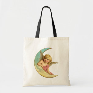 Vintag Moon Angel Tragetasche
