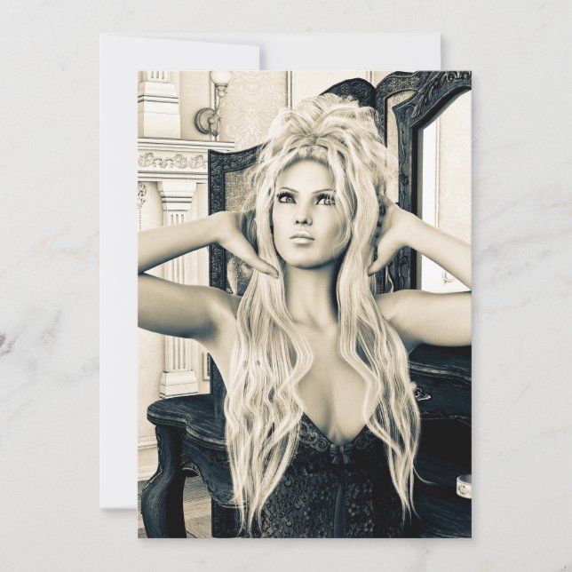 Vintag morgens Viktorianischer Stil (Vorderseite)