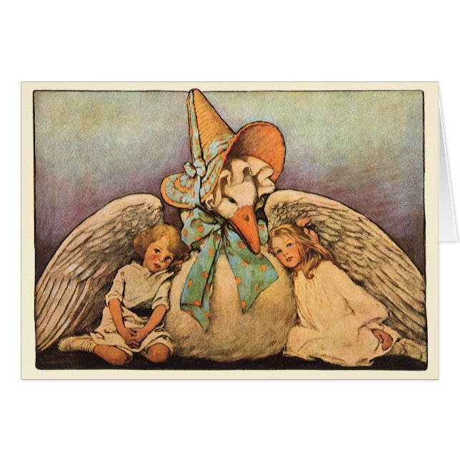 Vintag Mother Goose Children Jessie Willcox Smith (Vorderseite (Horizontal))