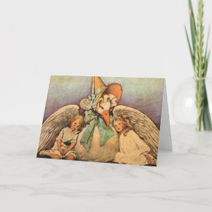 Vintag Mother Goose Children Jessie Willcox Smith Karte