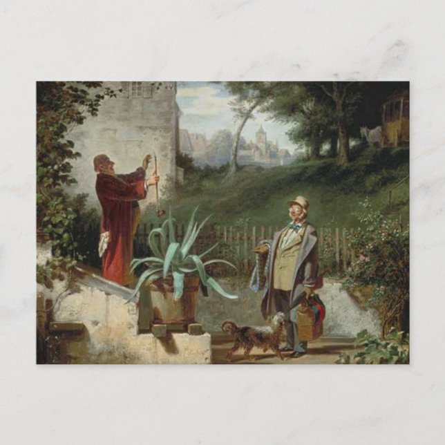 Vintag-motive Alte Freunde Postkarte (Vorderseite)