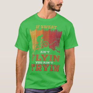 Vintag Mountainbike Biker Sunset Cyclist MTB Bic T-Shirt