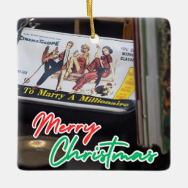 Vintag Movie Poster Keramikornament