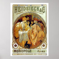 Vintag Mucha Heidsieck & Co.