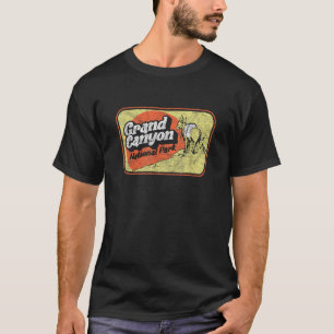 Vintag Mule Grand Canyon Nationalpark Donkey Dis T-Shirt
