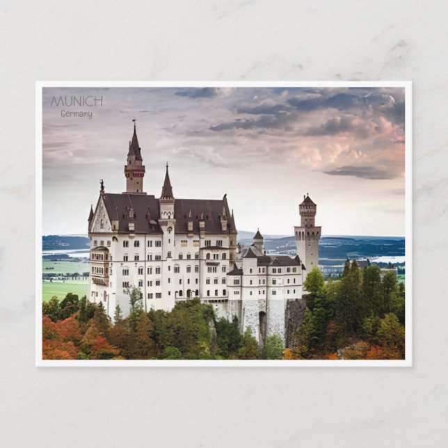 Vintag München München München Deutschland Postkarte (Vorderseite)