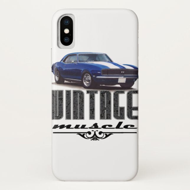 Vintag Muscle Camaro Case-Mate iPhone Hülle (Rückseite)