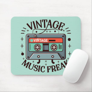Vintag Music Freak Mousepad
