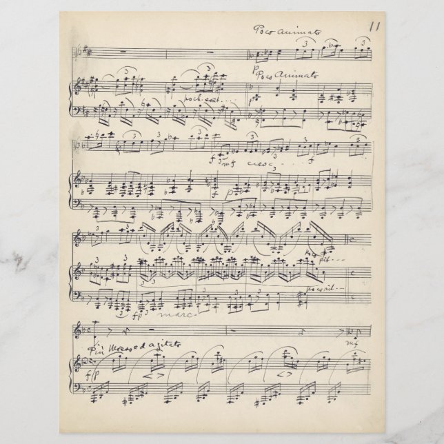 Vintag Music Handbook Decoupage Scrapbook (Vorderseite)