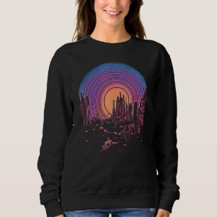 Vintag Music Vinyl Record Canyon Desert Buffalo S Sweatshirt