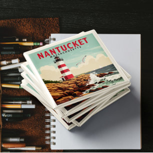 Vintag Nantucket Massachusetts Magnet
