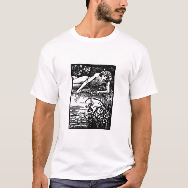 Vintag Narcissus Emile Alder T-Shirt (Vorderseite)