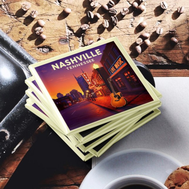 Vintag Nashville Tennessee Magnet (Von Creator hochgeladen)