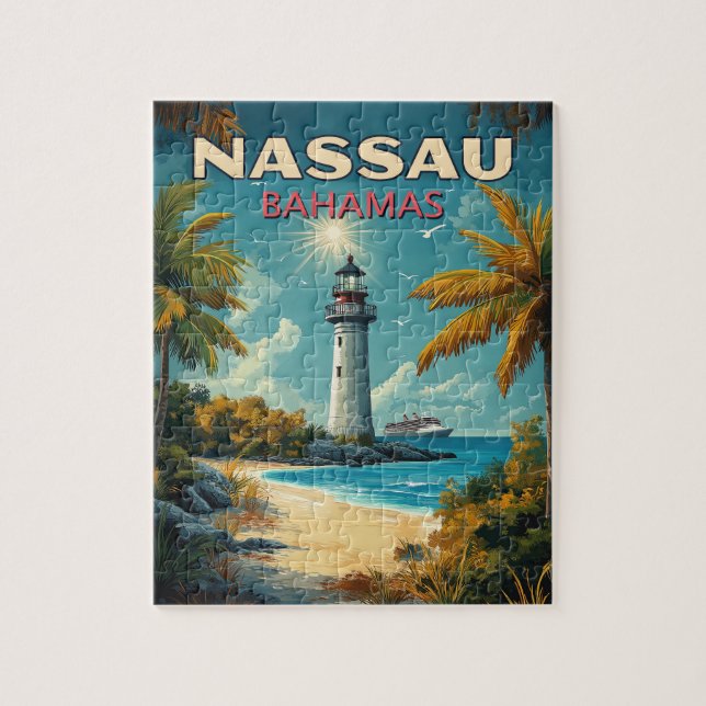 Vintag Nassau Bahamas (Vertikal)