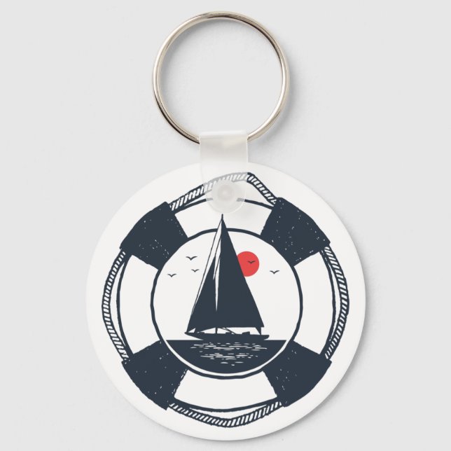 Vintag Nave Saling Schlüsselanhänger (Vorderseite)