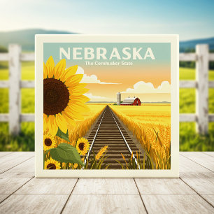 Vintag Nebraska Fliese