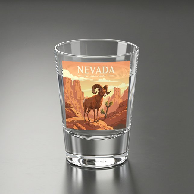 Vintag Nevada Schnapsglas (Von Creator hochgeladen)