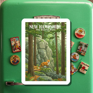 Vintag New Hampshire Magnet