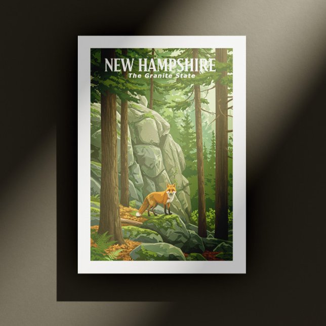 Vintag New Hampshire Postkarte (Von Creator hochgeladen)