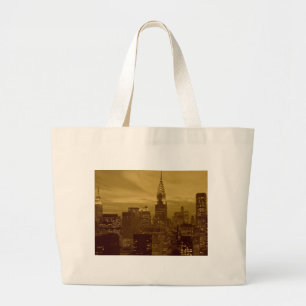 Vintag New York Manhattan Jumbo Stoffbeutel