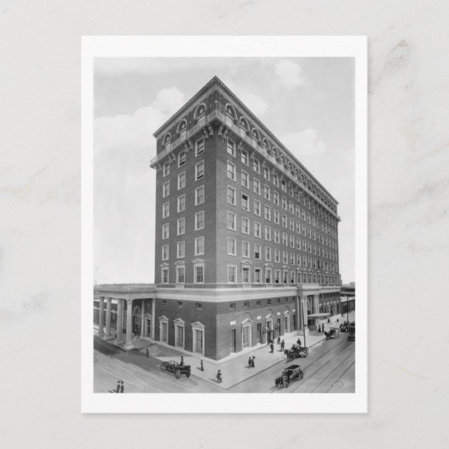 Vintag Norfolk, VA: Bahnhof Norfolk Postkarte (Vorderseite)